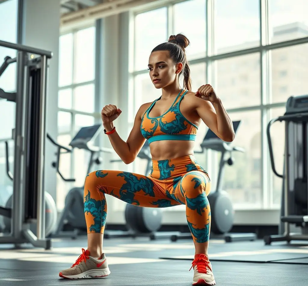 mujer haciendo ejercicios piernas
