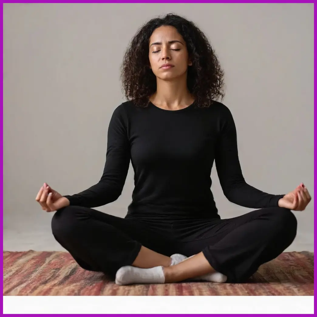 mujer meditando