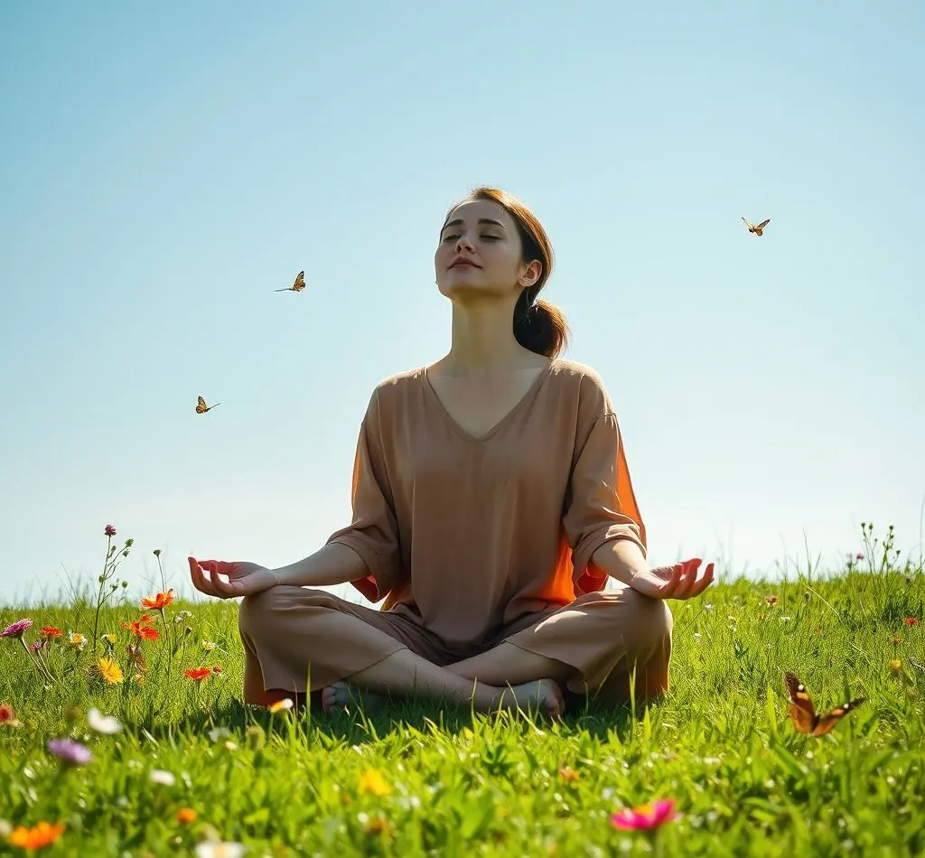 mujer practicando mindfulness