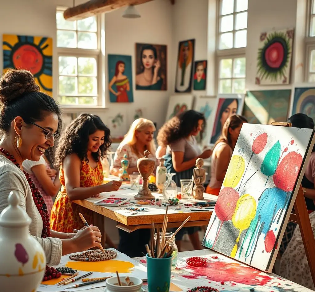 mujeres taller creativo