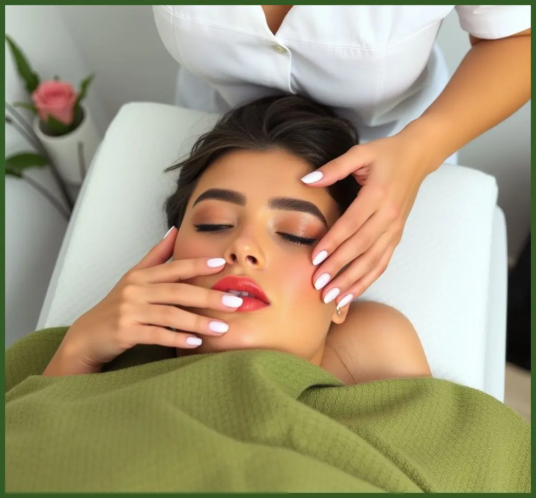 peluquera aplicando alisado organico