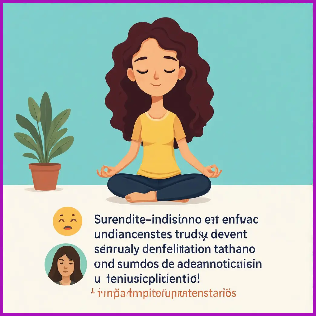 persona meditando sin distracciones