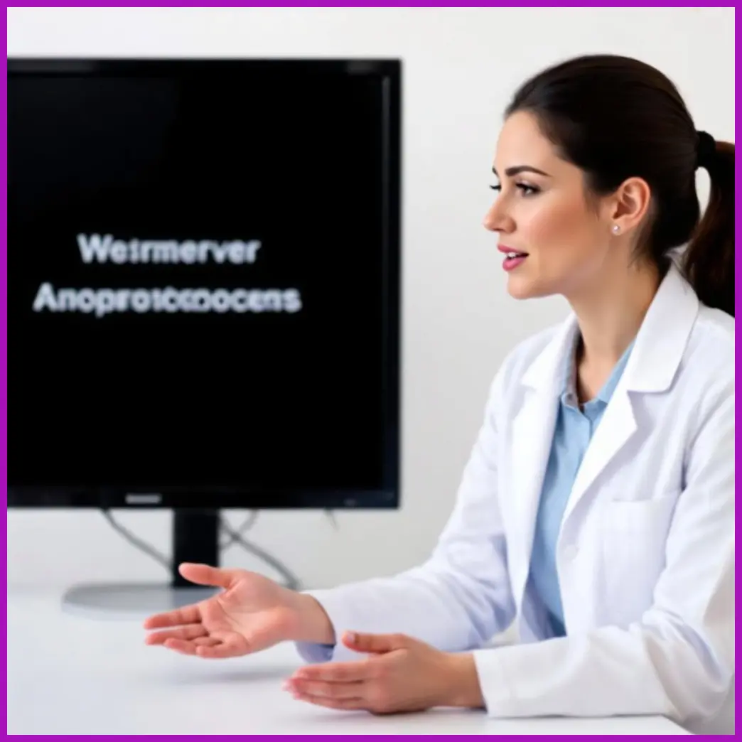 terapeuta hablando paciente