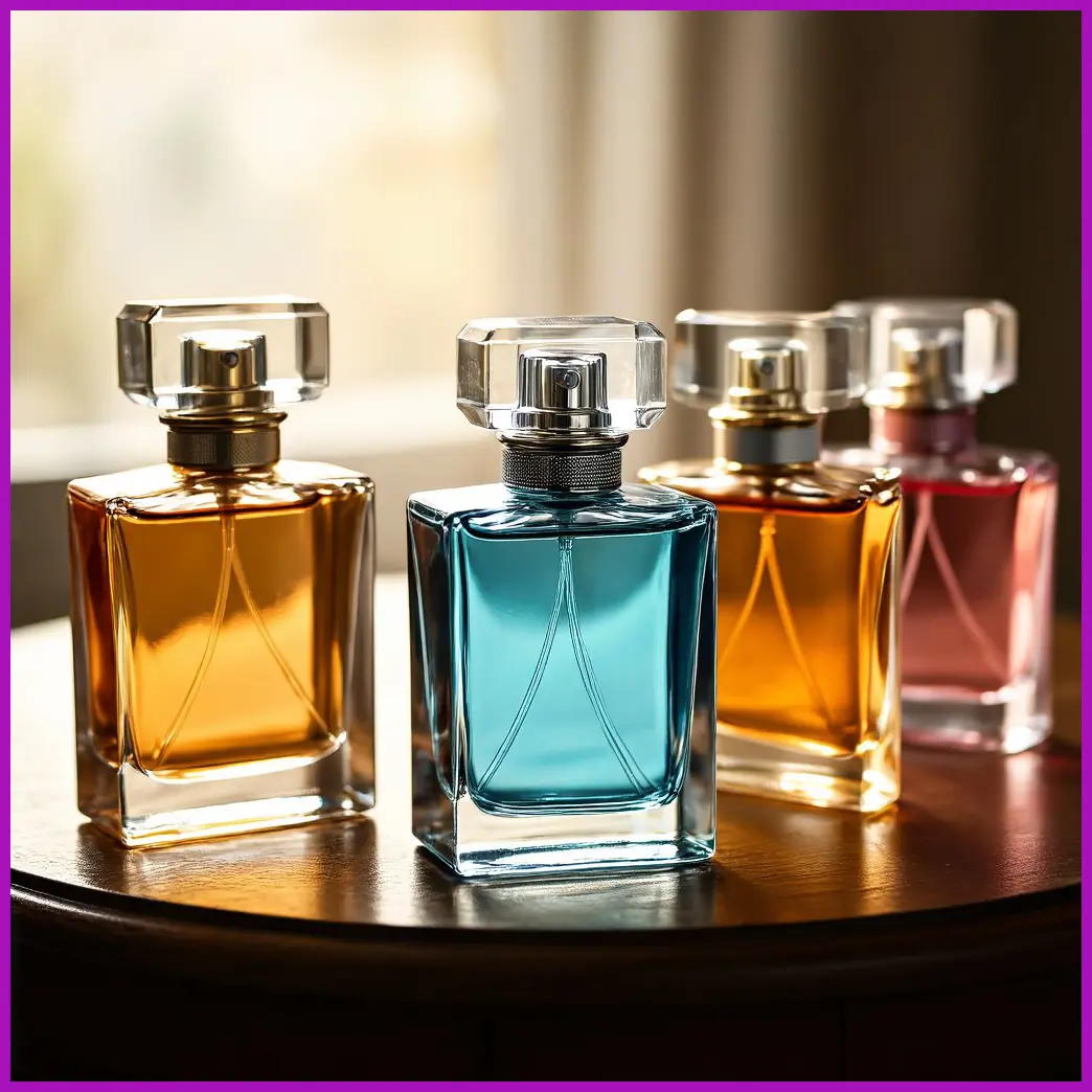 varios frascos de perfume